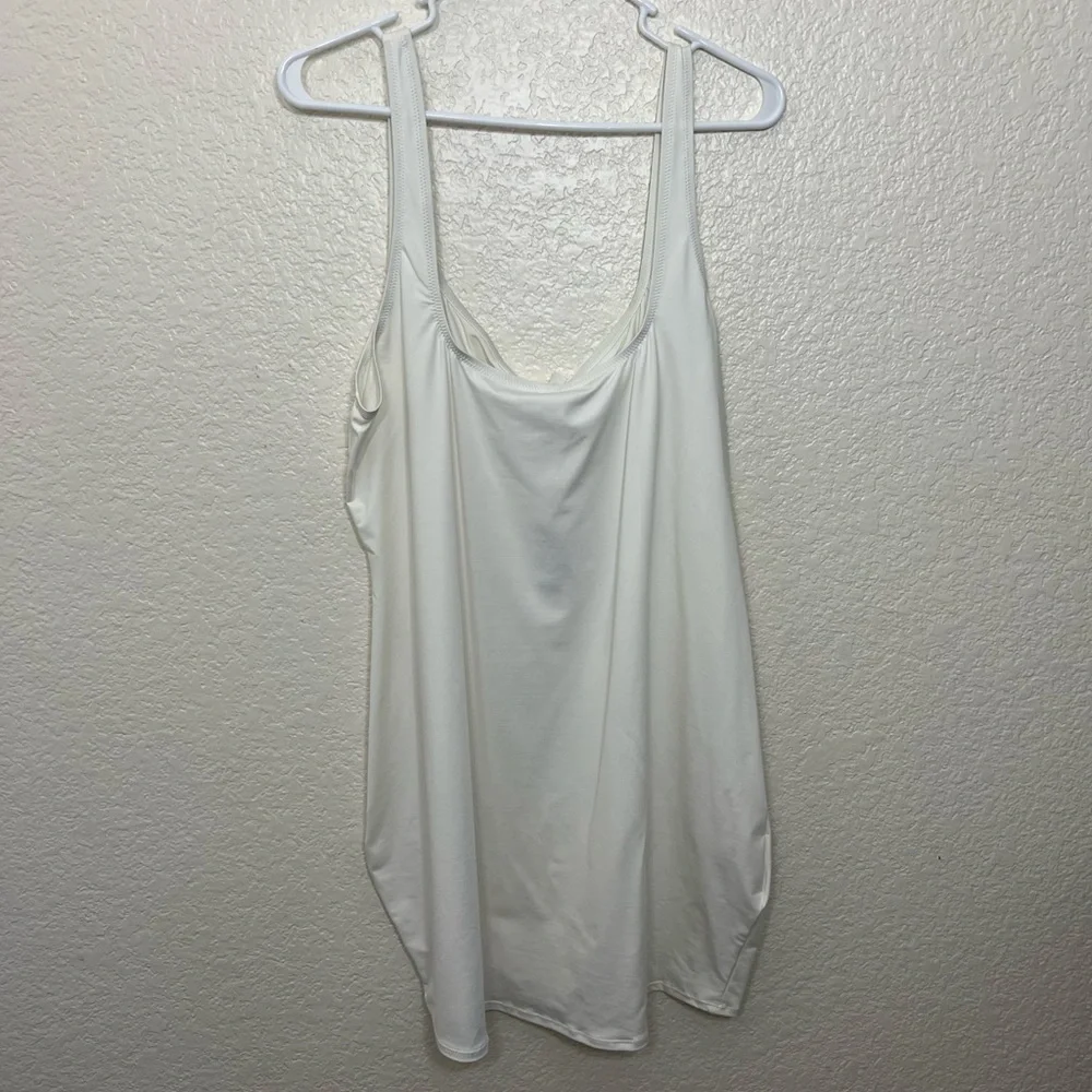 Skims Swim Tank Dress White Size 4X
